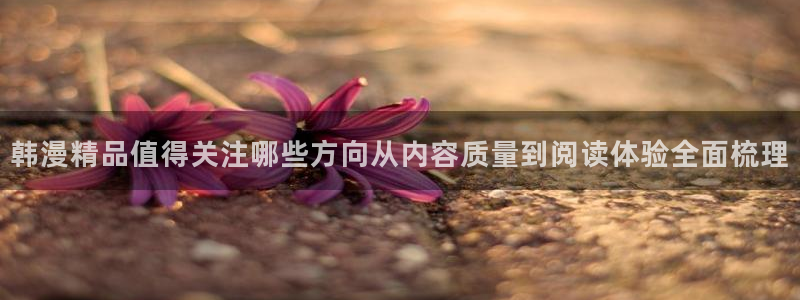 樱花日语文章:韩漫精品值得关注哪些方向从内容质量到阅读体验全面梳理