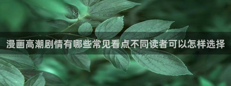 樱花日语作文：漫画高潮剧情有哪些常见看点不同读者可以怎样选择